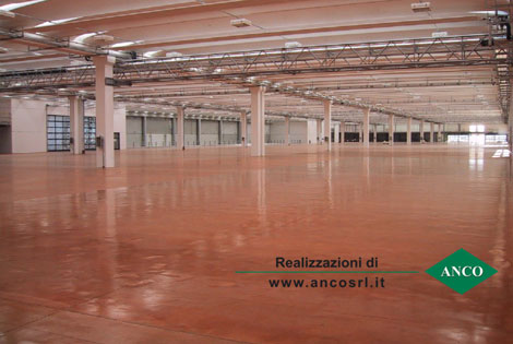 Resina trasparente su CLS corazzato