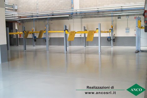 ANCO Applicazioni resina officine