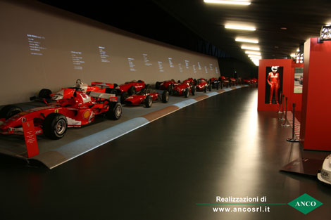 Resina Pavimento nero opaco Museo Automobile