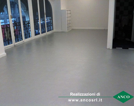 ANCO Applicazioni resina camere e saloni
