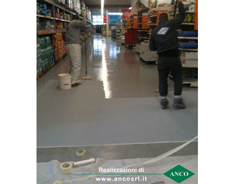 ANCO Applicazioni resina locali pubblici