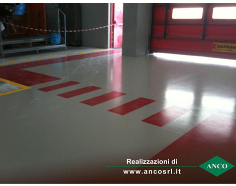 ANCO Applicazioni resina officine