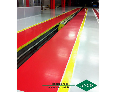 ANCO Applicazioni resina officine