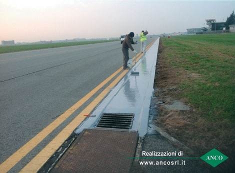 ANCO Ricostruzione canalina resina esterno