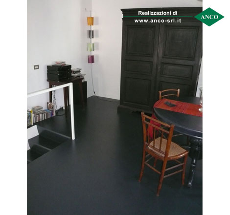 ANCO Applicazioni resina camere e saloni