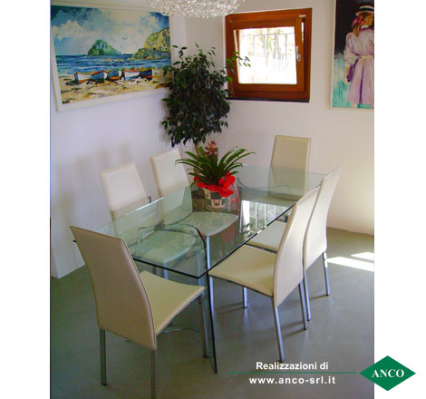 ANCO Applicazioni resina camere e saloni