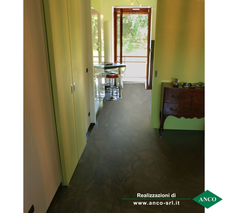 ANCO Applicazioni resina camere e saloni